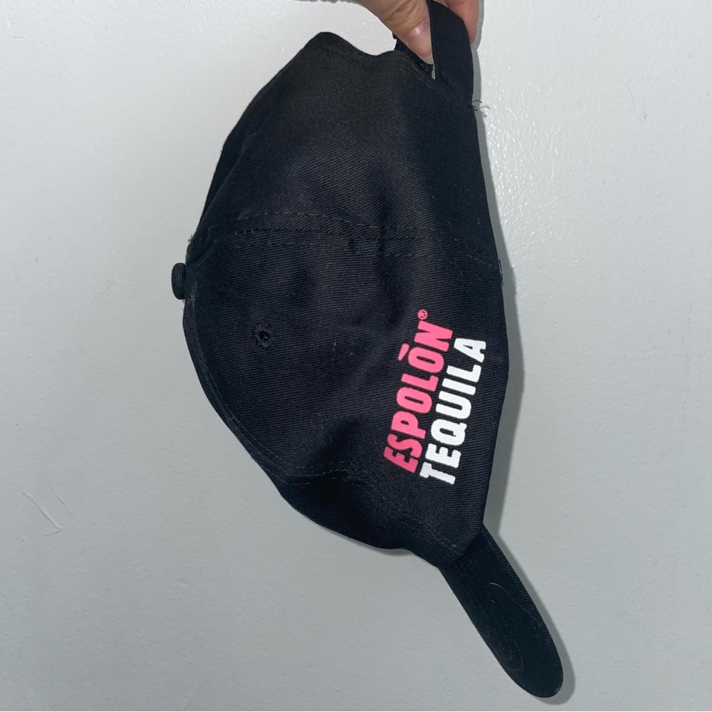 Black Espolon tequila logo baseball cap